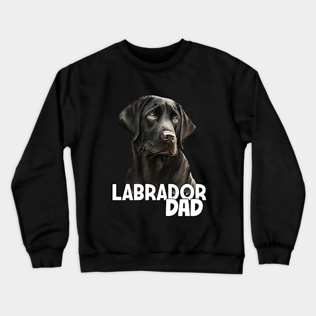 Labrador - Labrador Dad Crewneck Sweatshirt by Kudostees